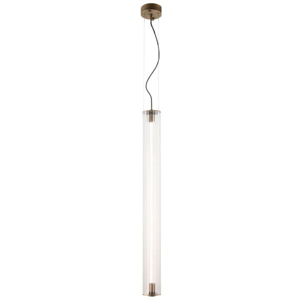 Lampa wisząca Antigo 5216 Merezi 1 - mosiądz patyna mat- 3K