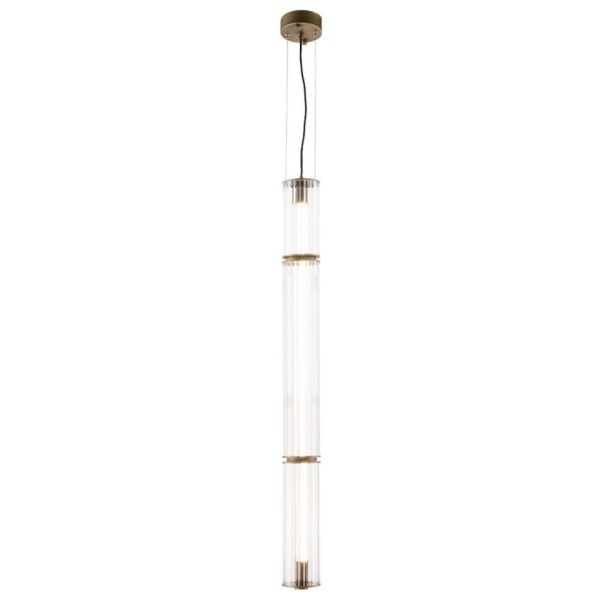 Lampa wisząca Antigo 5217 Merezi 2 - mosiądz patyna mat- 3K
