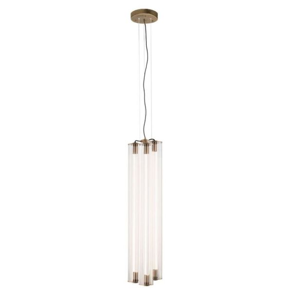 Lampa wisząca Antigo 5218 Merezi 3 - mosiądz patyna mat- 3K
