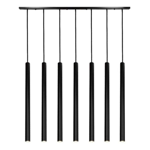 Lampa wisząca Antigo 5529 Yabu 7 Czarny