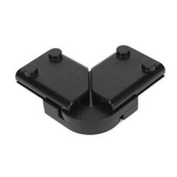 Łącznik kątowy Antigo 6043 Komatsu Slim Łącznik L Czarny