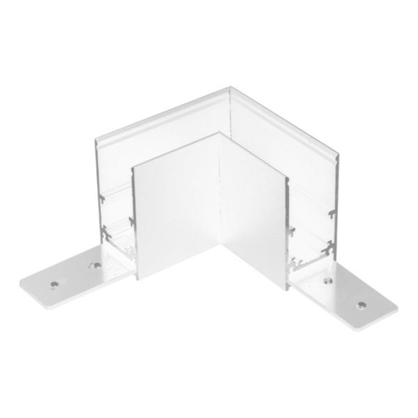 Łącznik kątowy Antigo 6516 Komatsu Łącznik L Natynk Biały