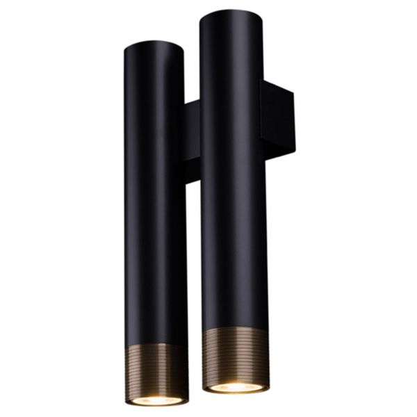 Lampa ścienna Antigo 8270 Eido K 2 Czarny Patyna