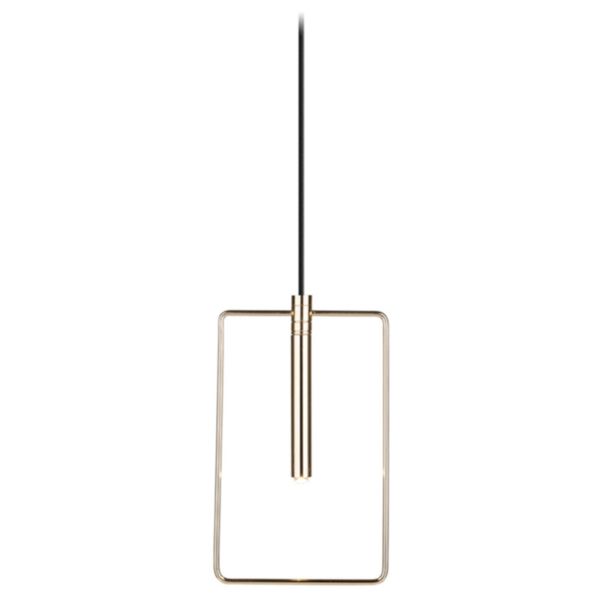 Підвісний світильник Antigo 8288 Faro Prostokąt Mosiądz Polerowany