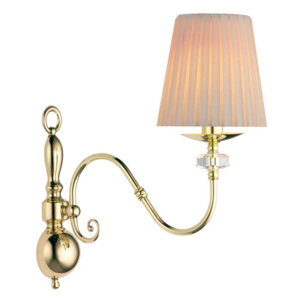 Kinkiet Antigo 8395 Lilosa K 1 Mosiądz Polerowany