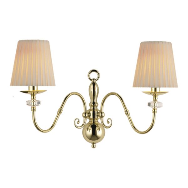 Kinkiet Antigo 8399 Lilosa K 2 Mosiądz Polerowany