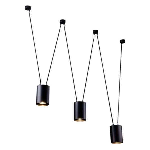 Lampa wisząca Antigo 9022 Viwin 3 Czarny