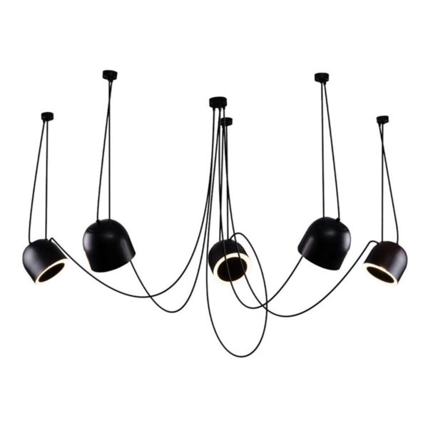 Підвісний світильник Antigo 9038 Dobo 5 Czarny