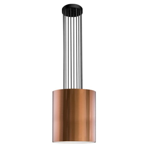 Підвісний світильник Antigo 9493 Ihi Czarny Miedziany Abażur