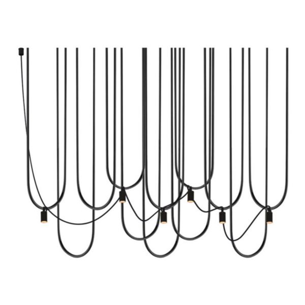 Підвісний світильник Antigo 9785 Udin Czarny Klosz Czarny