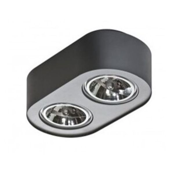 Oprawa punktówa Azzardo AZ0616 PINO 2 BLACK PLAFON
