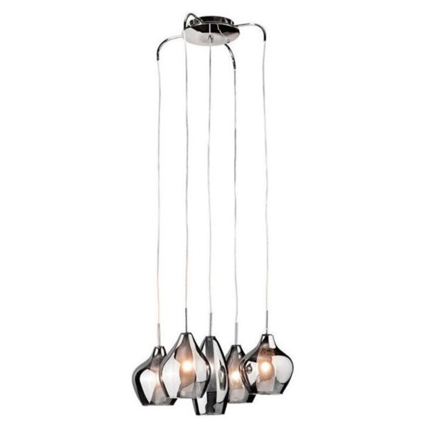 Lampa wisząca Azzardo AZ0722 Amber Milano (chrome)