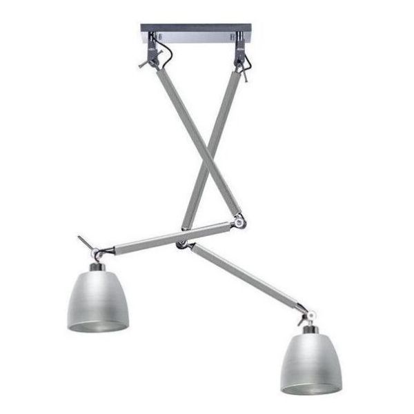 Żyrandol Azzardo AZ2301 + AZ2594 Zyta ALU 2 S