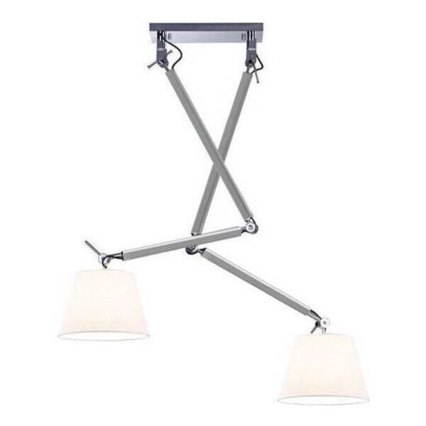 Lampa wisząca Azzardo AZ2301 + AZ2602 Zyta 2S ALU/WH