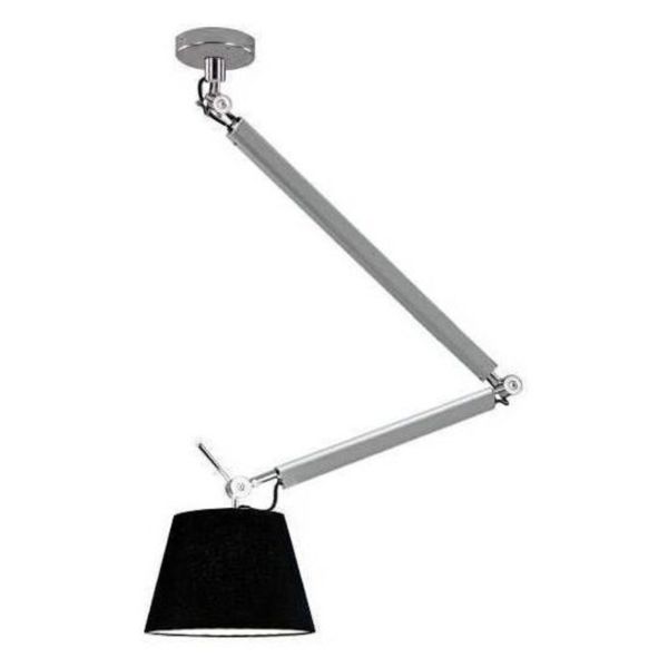 Lampa wisząca Azzardo AZ2304 + AZ2603 Zyta M Pendant ALU/BK