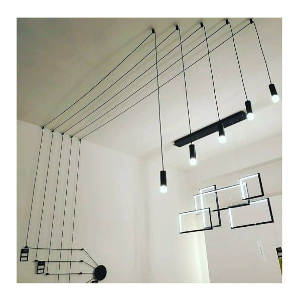 Żyrandol Azzardo AZ2905 + AZ2680 x 5 + AZ2681 x 20 Ziko