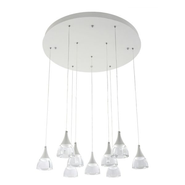 Lampa wisząca Azzardo AZ3144 Dalmatia 9 DIMM (white)