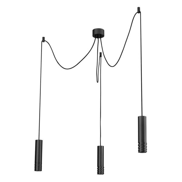 Żyrandol Azzardo AZ3402 Locus L pendant 3 (black)