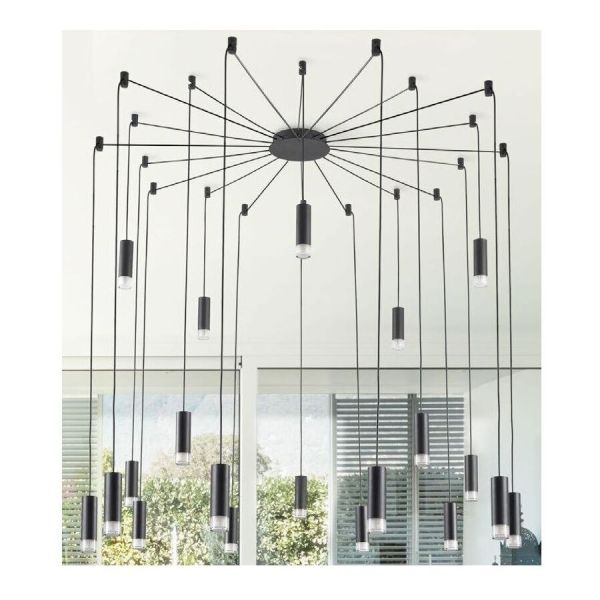 Żyrandol Azzardo AZ3410 + AZ2680 x 20+ AZ2681 x 20 Ziko