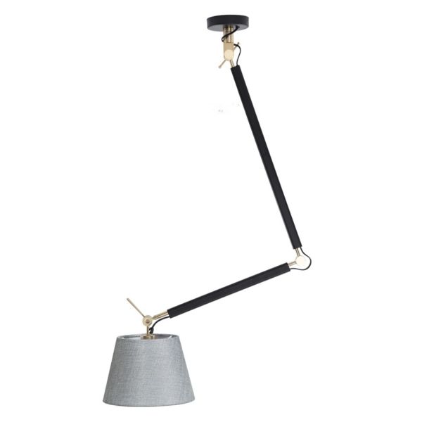 Lampa wisząca Azzardo AZ4189 + AZ2601 Zyta Pendant S BK/GO