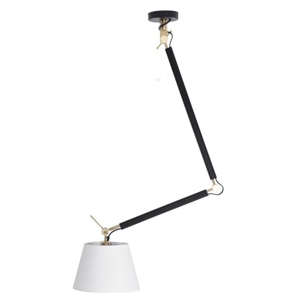 Lampa wisząca Azzardo AZ4189 + AZ2602 Zyta Pendant S BK/GO