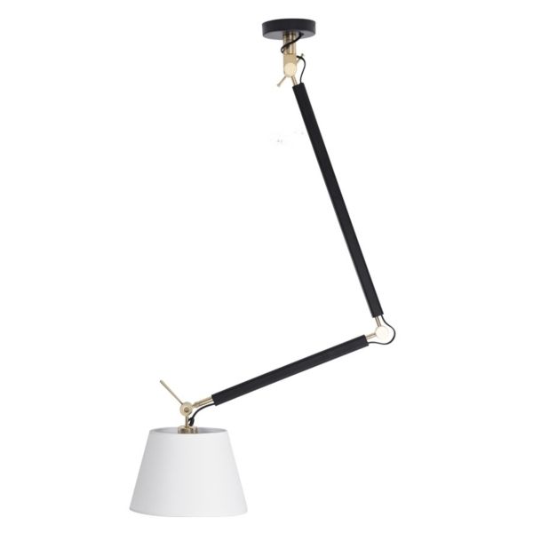 Lampa wisząca Azzardo AZ4192 + AZ2602 Zyta Pendant M BK/GO