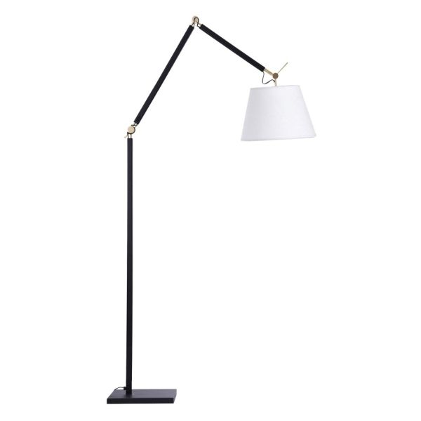 Lampa podłogowa Azzardo AZ4193 + AZ2602 Zyta Floor BK/GO