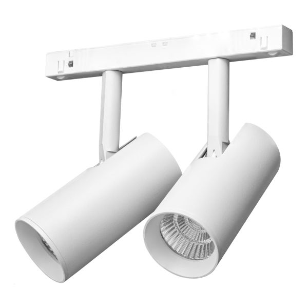 Lampa szynowa magnetyczna Azzardo AZ4839 Alfa Makita 2 Track Magnetic 2x7W CCT BLUETOOTH WHITE