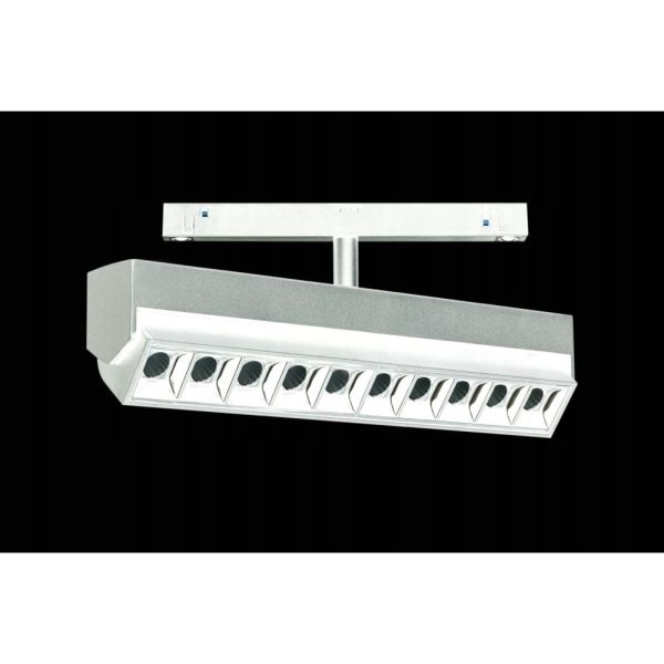 Магнітний трековий світильник Azzardo AZ4845 Alfa Sonya Track Magnetic 20W CCT BLUETOOTH WH