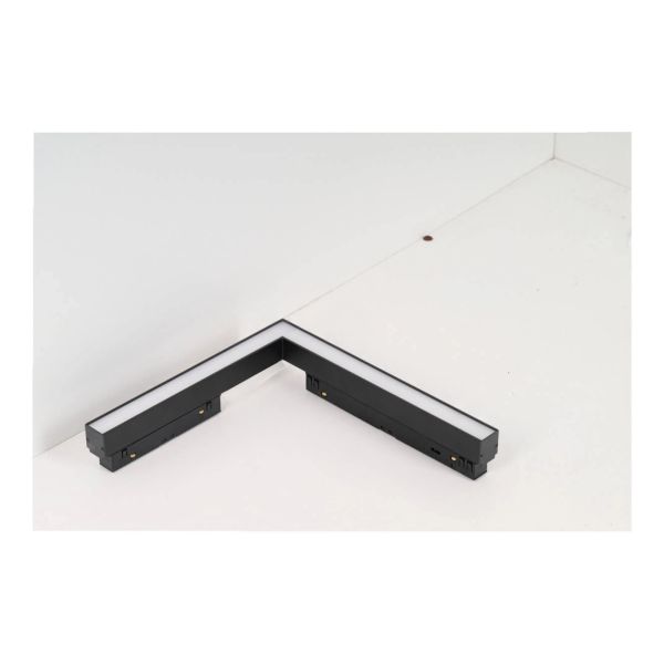 Lampa szynowa magnetyczna Azzardo AZ5496 Alfa Saga II Track Magnetic Corner A 25W 3000K BK
