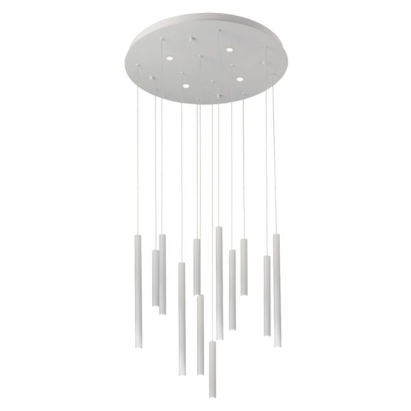 Lampa wisząca Azzardo AZ5746 ILIOS 12 PENDANT 3-STEP DIMM WH