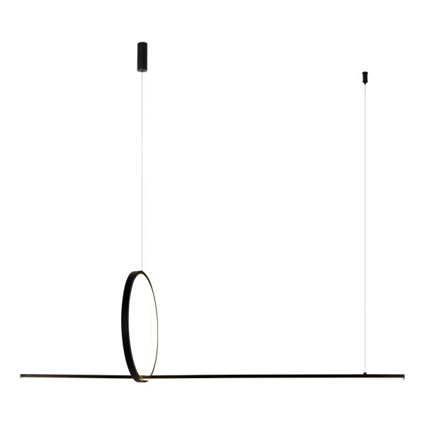 Lampa wisząca Azzardo AZ5756 PELLE 3-STEP DIMM BK