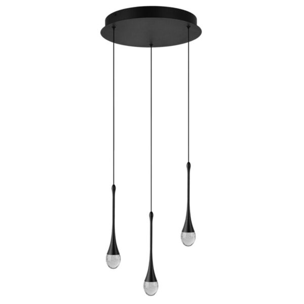 Lampa wisząca Azzardo AZ6009 DALMA 3 ROUND BK