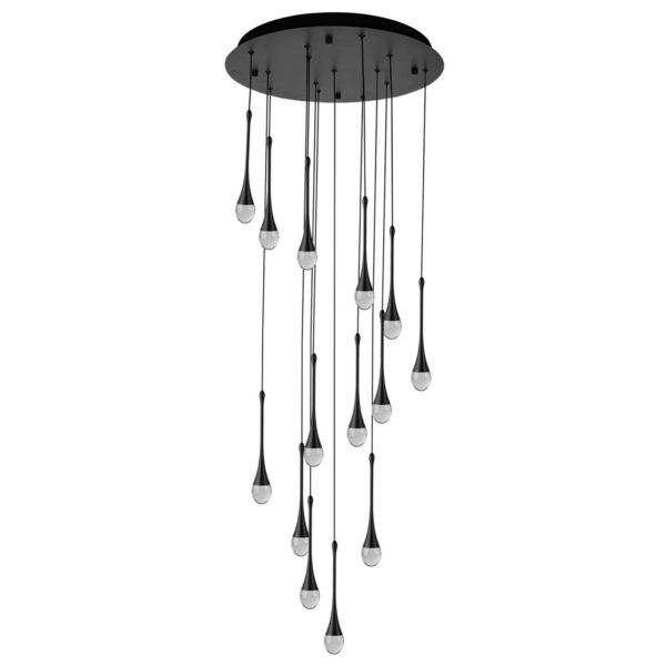 Lampa wisząca Azzardo AZ6011 DALMA 14 ROUND BK