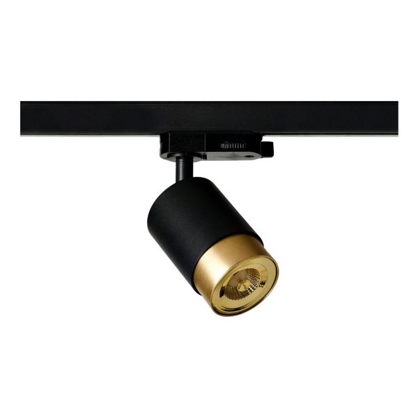 Lampa szynowa Azzardo AZ6216 + AZ6228 Alia Track 3Line Base + Ring Black/Anodised Gold