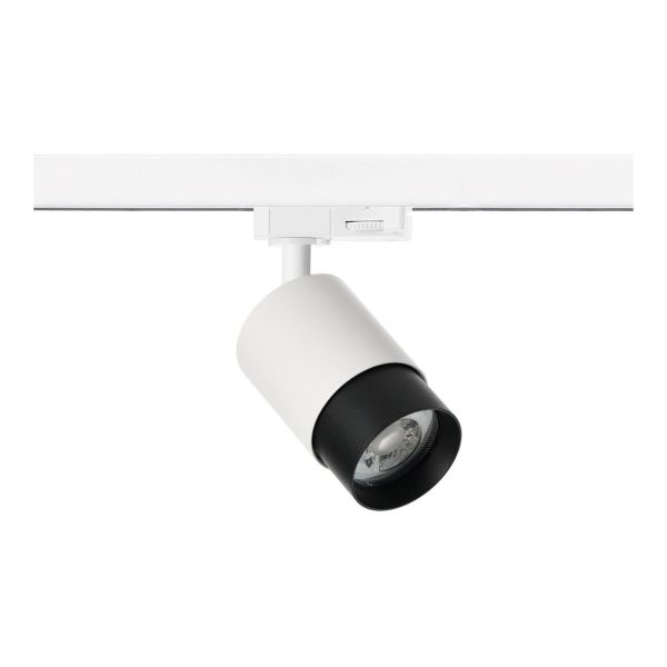 Трековий світильник Azzardo AZ6217 + AZ6224 Alia Track 3Line Base + Ring White/Black