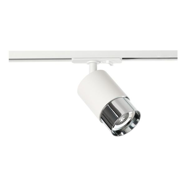 Lampa szynowa Azzardo AZ6223 + AZ6226 Alia Track 1Line Base + Ring White/Chrom