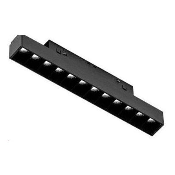 Магнітний трековий світильник Azzardo AZ6240 ALFA KIRA TRACK MAGNETIC 2LINE 12W CCT SWITCH DIM BK