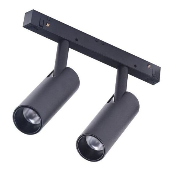 Lampa szynowa magnetyczna Azzardo AZ6252 ALFA NIKO 2 TRACK MAGNETIC 2LINE 2X7W CCT SWITCH DIM BK