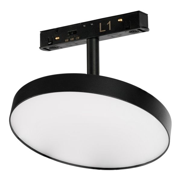 Магнітний трековий світильник Azzardo AZ6257 ALFA MITUS TRACK MAGNETIC 2LINE 18W CCT SWITCH DIM BK