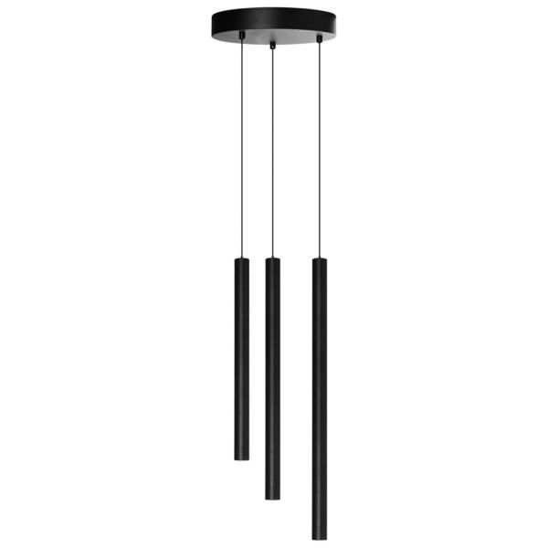 Lampa wisząca Azzardo AZ6312 VERNO 3 3000K BK