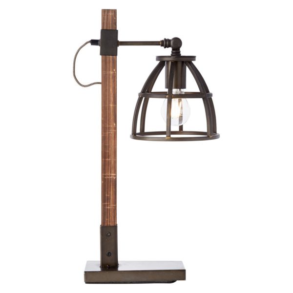 Lampa stołowa Brilliant 99135/46 Matrix Wood