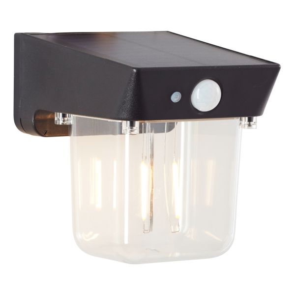 Настінний світильник Brilliant G40435/06 Parson LED / AUß-WA+BEW+SOLAR / 2W / 250lm / 3000K