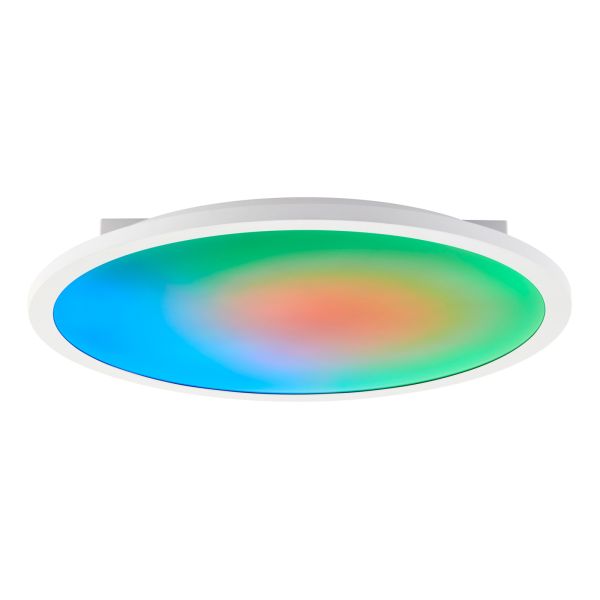Plafon sufitowy Brilliant G80724/05 Briston LED/DE/17W/1900lm/CCT/DIM/ICRGB/RC