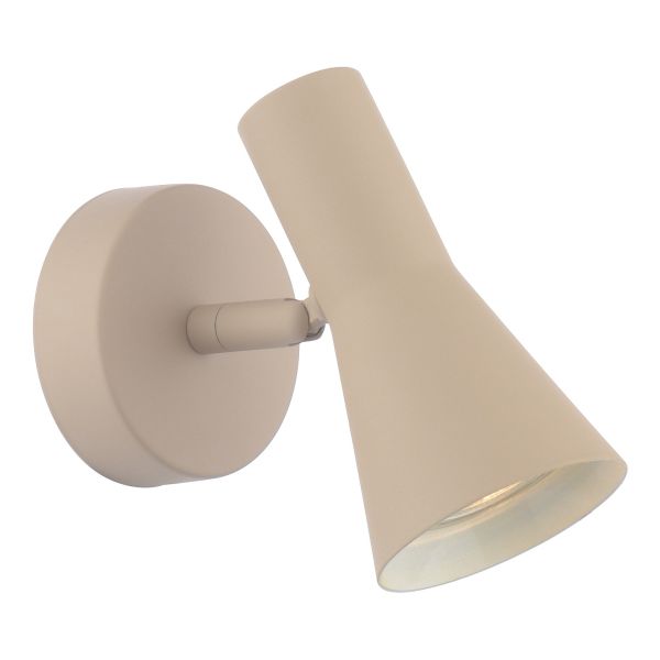 Спот Dar Lighting ARN0729 Arnel Single Spotlight Satin Taupe