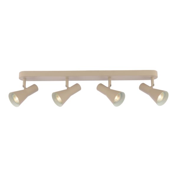 Спот Dar Lighting ARN8429 Arnel 4 Light Bar Spotlight Satin Taupe