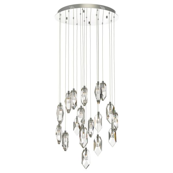 Lampa wisząca Dar Lighting CRY1850 Crystal