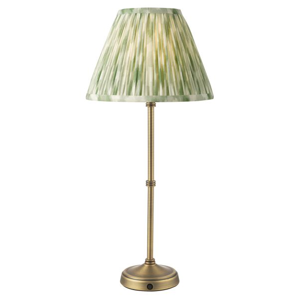 Настільна лампа Dar Lighting DAH4275-IKA1024 Dahl Rechargeable Table Lamp Matt Antique Brass With Shade LED