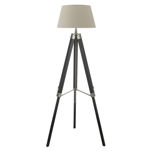 Lampa podłogowa Dar Lighting EAS4922 + CEZ1829 Cezanne Easel Tripod Floor Lamp Black