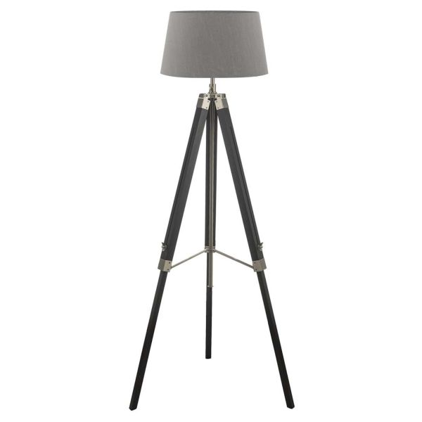 Торшер Dar Lighting EAS4922 + CEZ1839 Cezanne Easel Tripod Floor Lamp Black